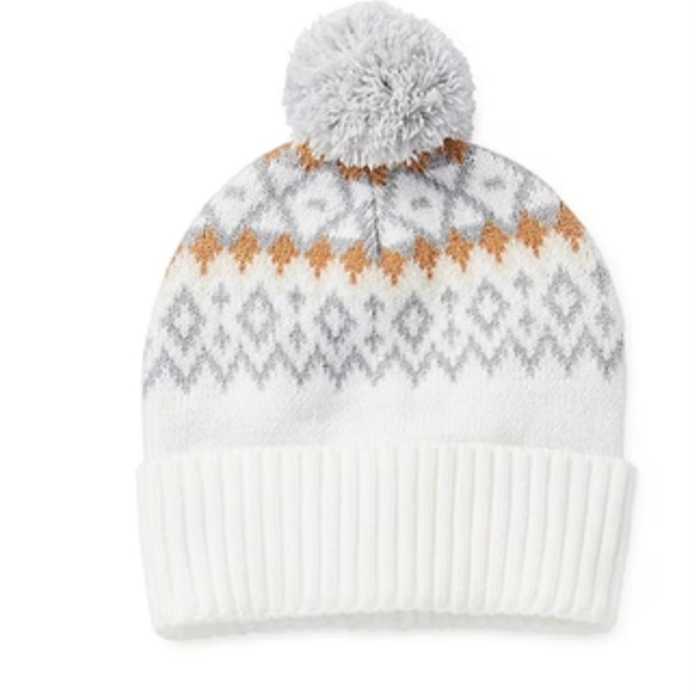 SOLD SOLD HP NWT Pom Pom Beanie and Scarf Set - Picture 1 of 7